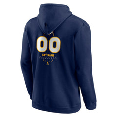 Nashville Predators - Personalized Name & Number Midfielder Pullover Hoodie Navy