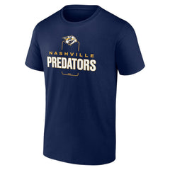 Nashville Predators - Personalized Name & Number Midfielder T-Shirt Navy