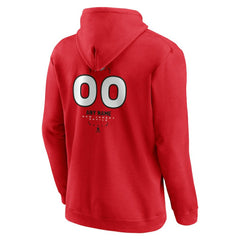 New Jersey Devils - Personalized Name & Number Midfielder Pullover Hoodie Red