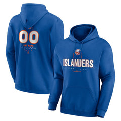 New York Islanders - Personalized Name & Number Midfielder Pullover Hoodie Royal
