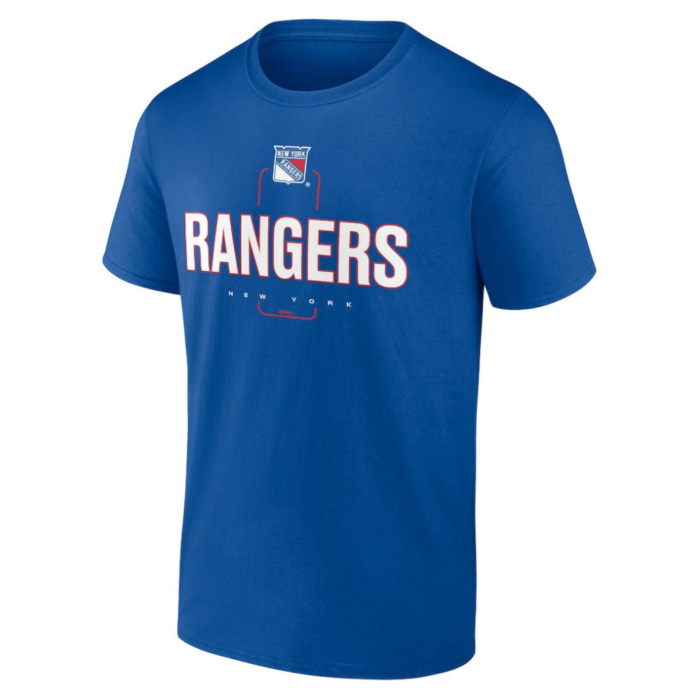 New York Rangers Personalized Name & Number Midfielder T-Shirt Blue