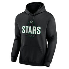 Dallas Stars - Personalized Name & Number Midfielder Pullover Hoodie Black