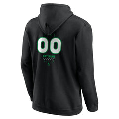 Dallas Stars - Personalized Name & Number Midfielder Pullover Hoodie Black