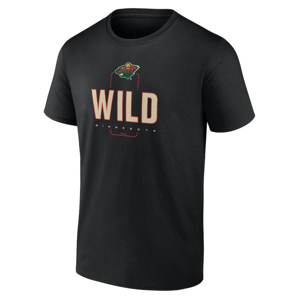 Minnesota Wild - Personalized Name & Number Midfielder T-Shirt Black