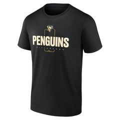 Pittsburgh Penguins Personalized Name & Number Midfielder T-Shirt Black