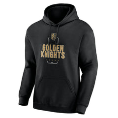 Vegas Golden Knights Personalized Name & Number Midfielder Pullover Hoodie Black