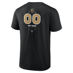 Vegas Golden Knights Personalized Name & Number Midfielder T-Shirt Black