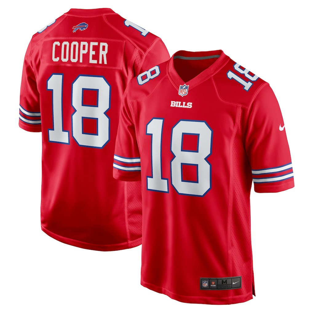 Amari Cooper Buffalo Bills Alternate Game Jersey Red - Nike