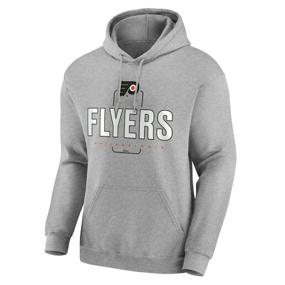 Philadelphia Flyers - Personalized Name & Number Midfielder Pullover Hoodie Gray