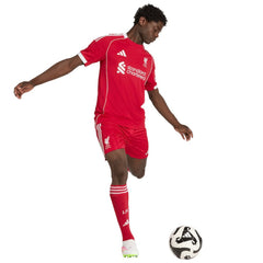 Adidas Liverpool 2025/26 Home AEROREADY Replica Shorts - Red