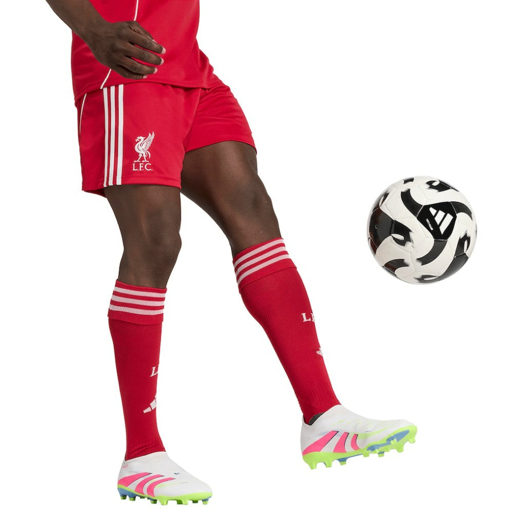 Adidas Liverpool 2025/26 Home AEROREADY Replica Shorts - Red