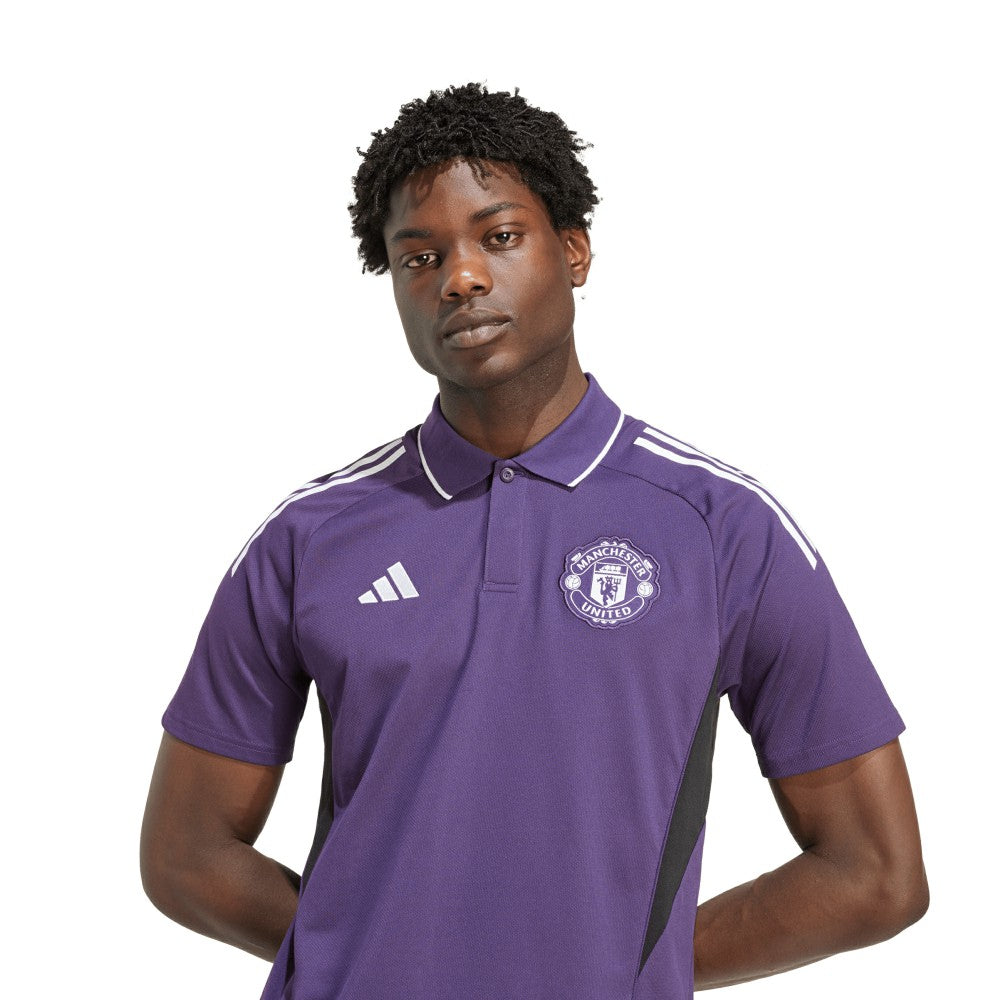 Adidas Manchester United 2025/26 Training Polo - Purple