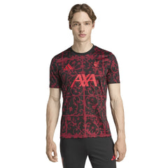 Adidas Liverpool 2025/26 AEROREADY Pre-Match Top - Black