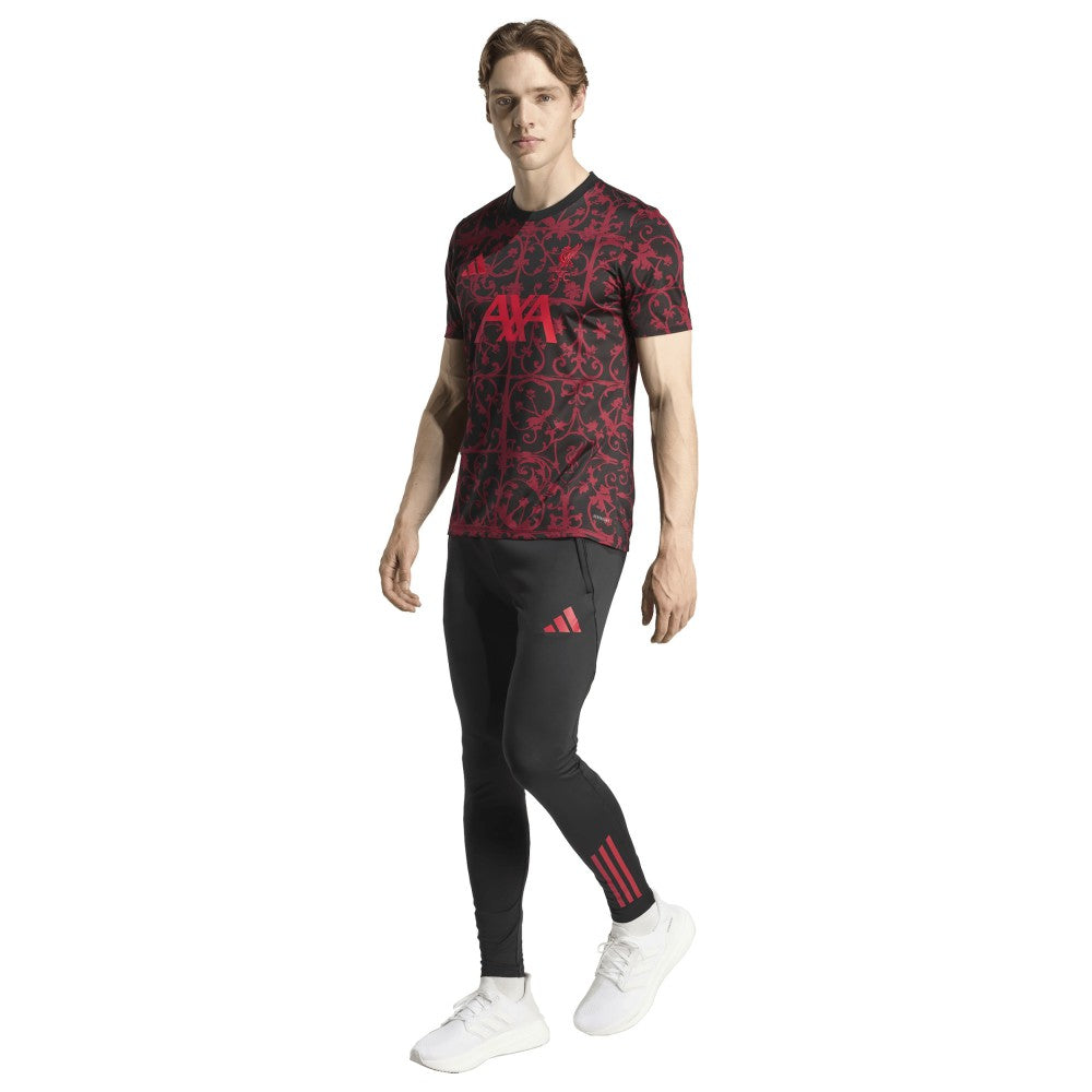Adidas Liverpool 2025/26 AEROREADY Pre-Match Top - Black