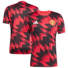 Adidas Manchester United 2025/26 AEROREADY Pre-Match Top - Red