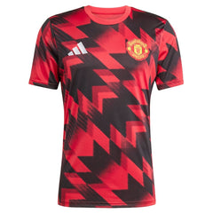 Adidas Manchester United 2025/26 AEROREADY Pre-Match Top - Red