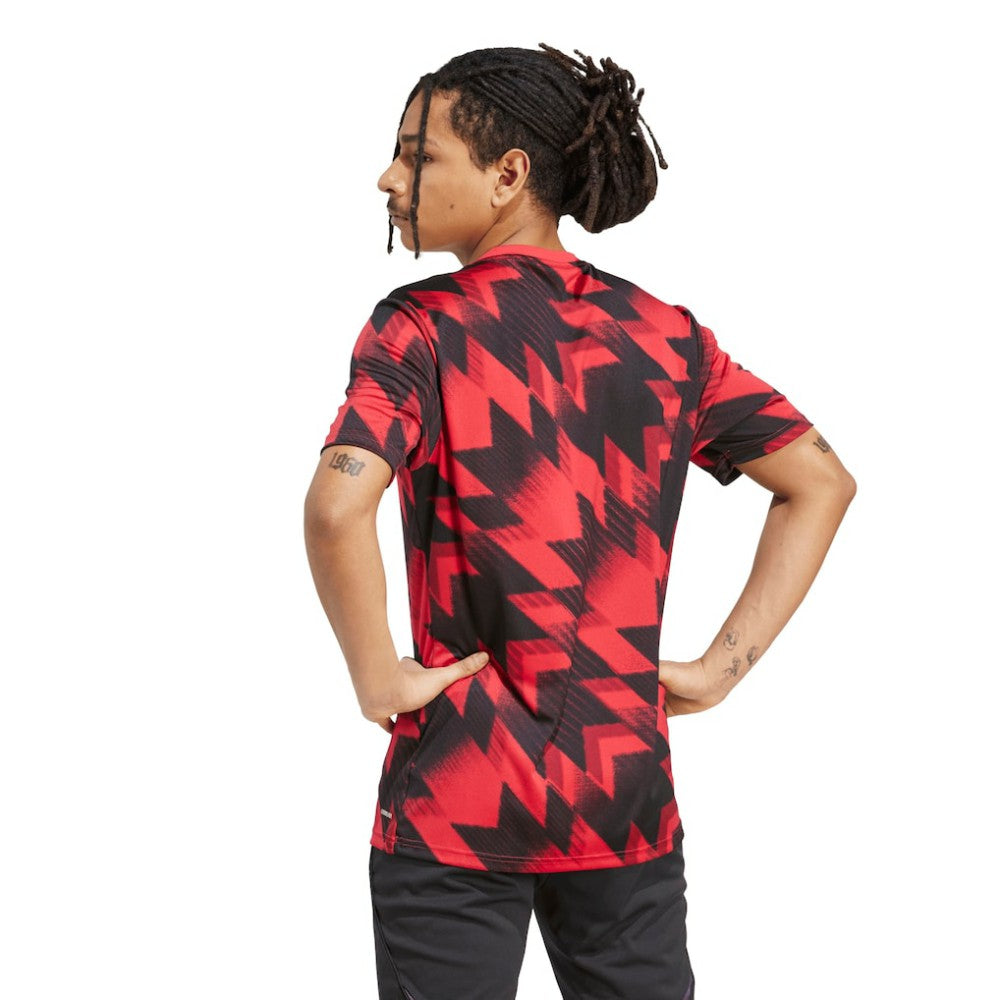 Adidas Manchester United 2025/26 AEROREADY Pre-Match Top - Red