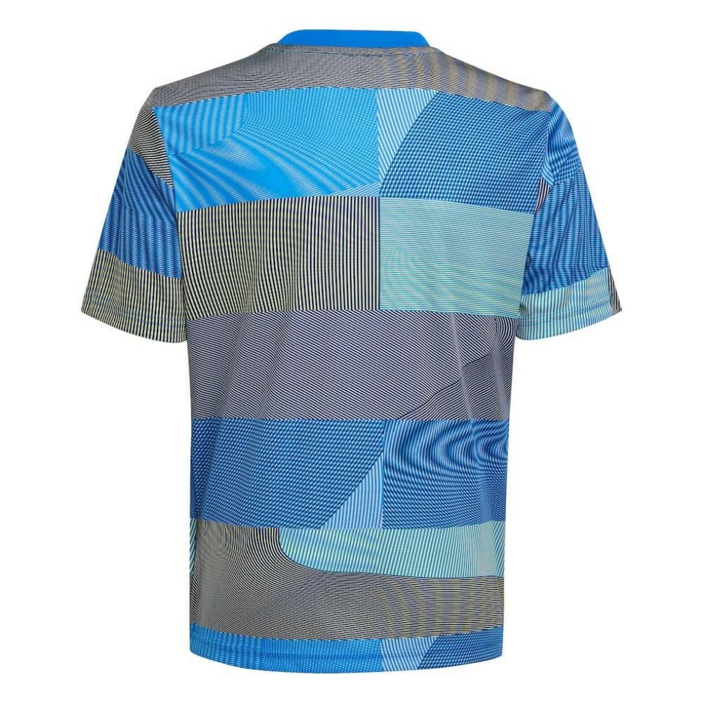 Adidas Real Madrid Youth 2025/26 Pre-Match AEROREADY Top - Blue