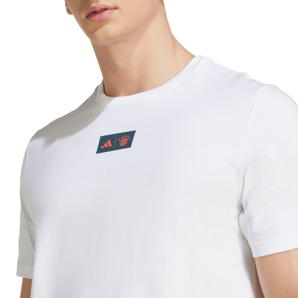 Adidas Bayern Munich Jerseys Hook T-Shirts - White