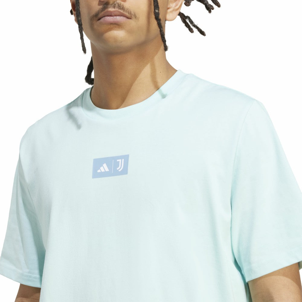 Adidas Juventus Jerseys Hook T-Shirts - Aqua