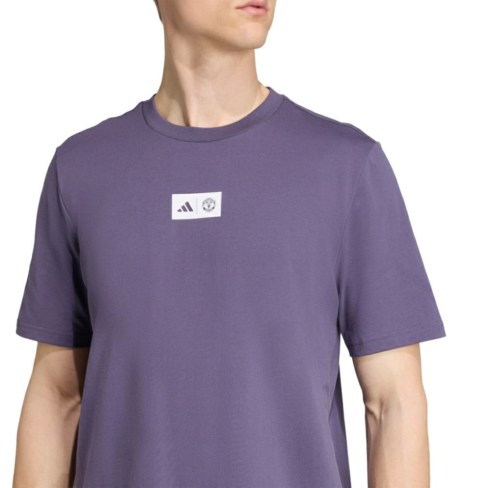 Adidas Manchester United Jerseys Hook T-Shirts - Purple