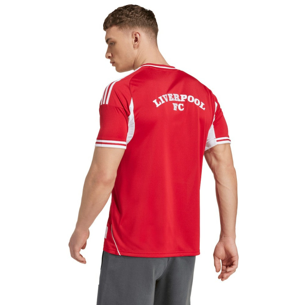 Adidas Liverpool Full-Button Baseball Jerseys - Red