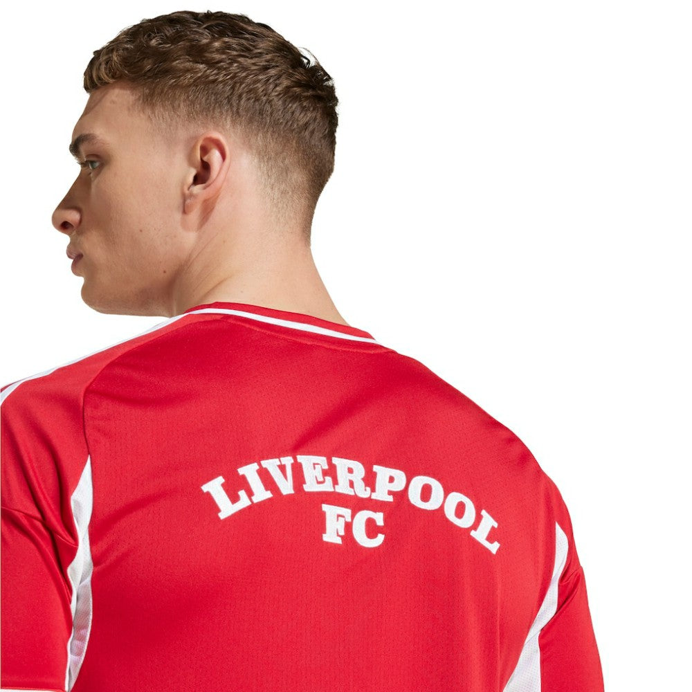 Adidas Liverpool Full-Button Baseball Jerseys - Red