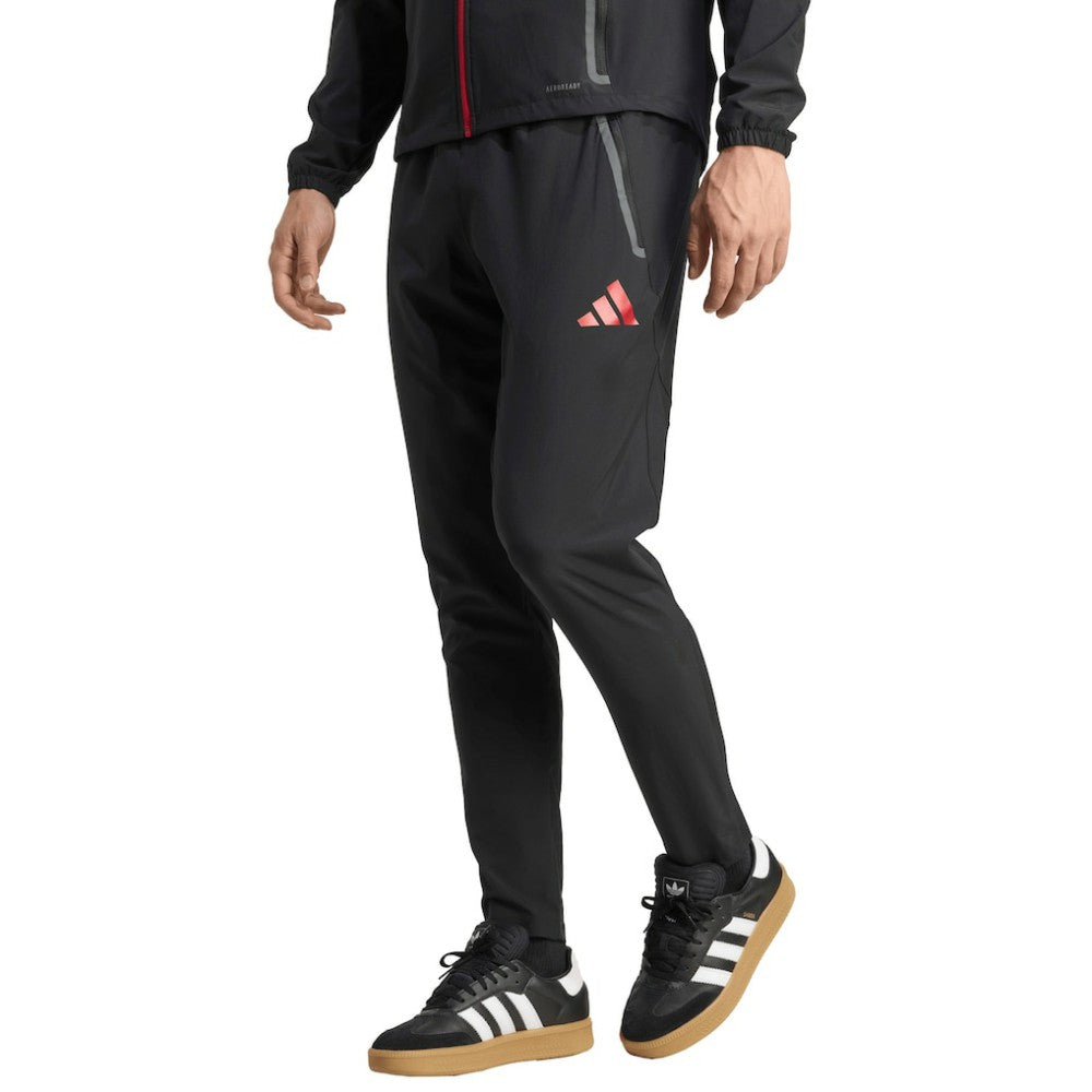 Adidas Liverpool 2025/26 Tiro Vis Tech Travel Pants - Black