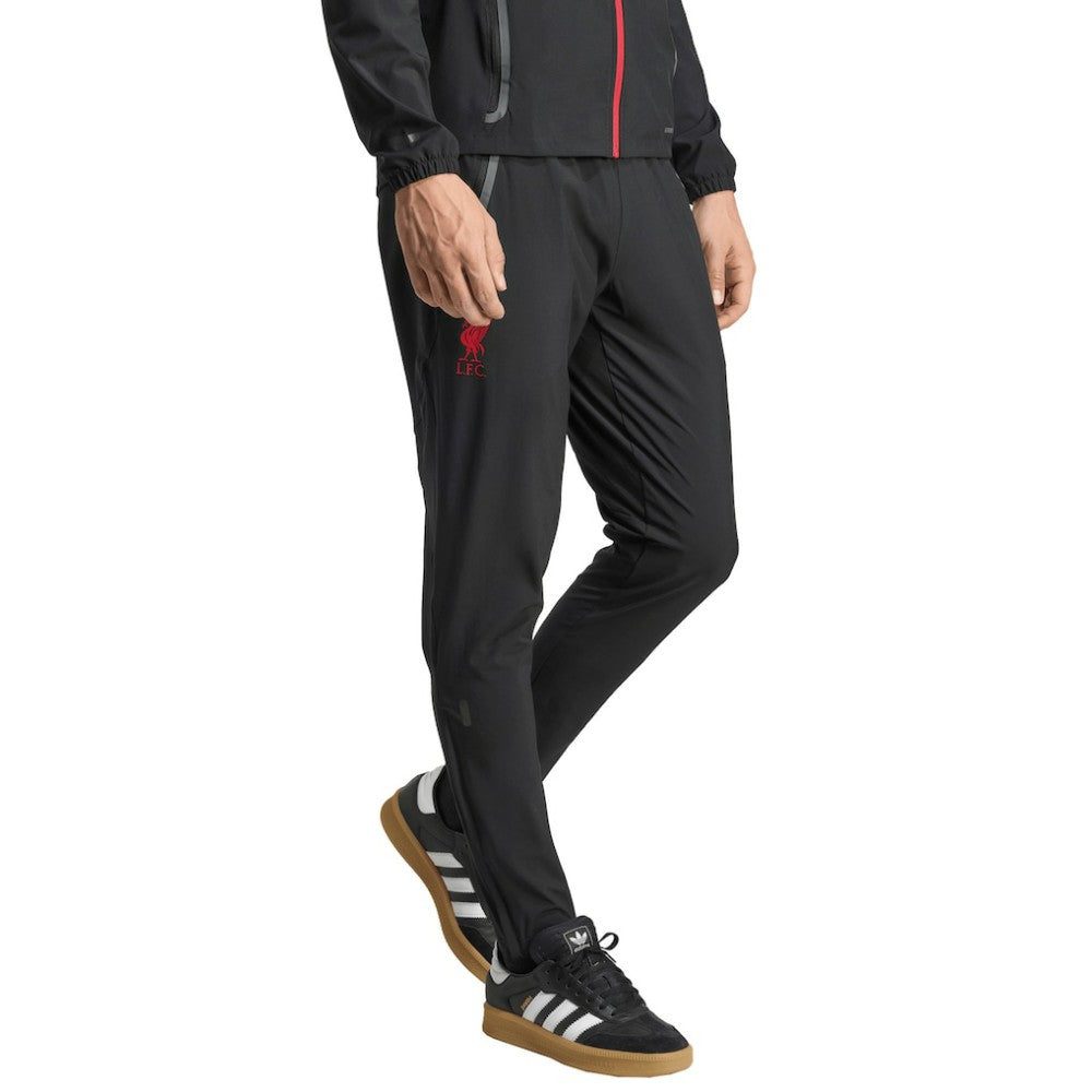 Adidas Liverpool 2025/26 Tiro Vis Tech Travel Pants - Black