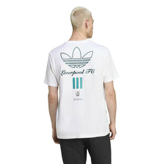 Adidas Liverpool Terrace Icons Collection Graphic T-Shirts - White