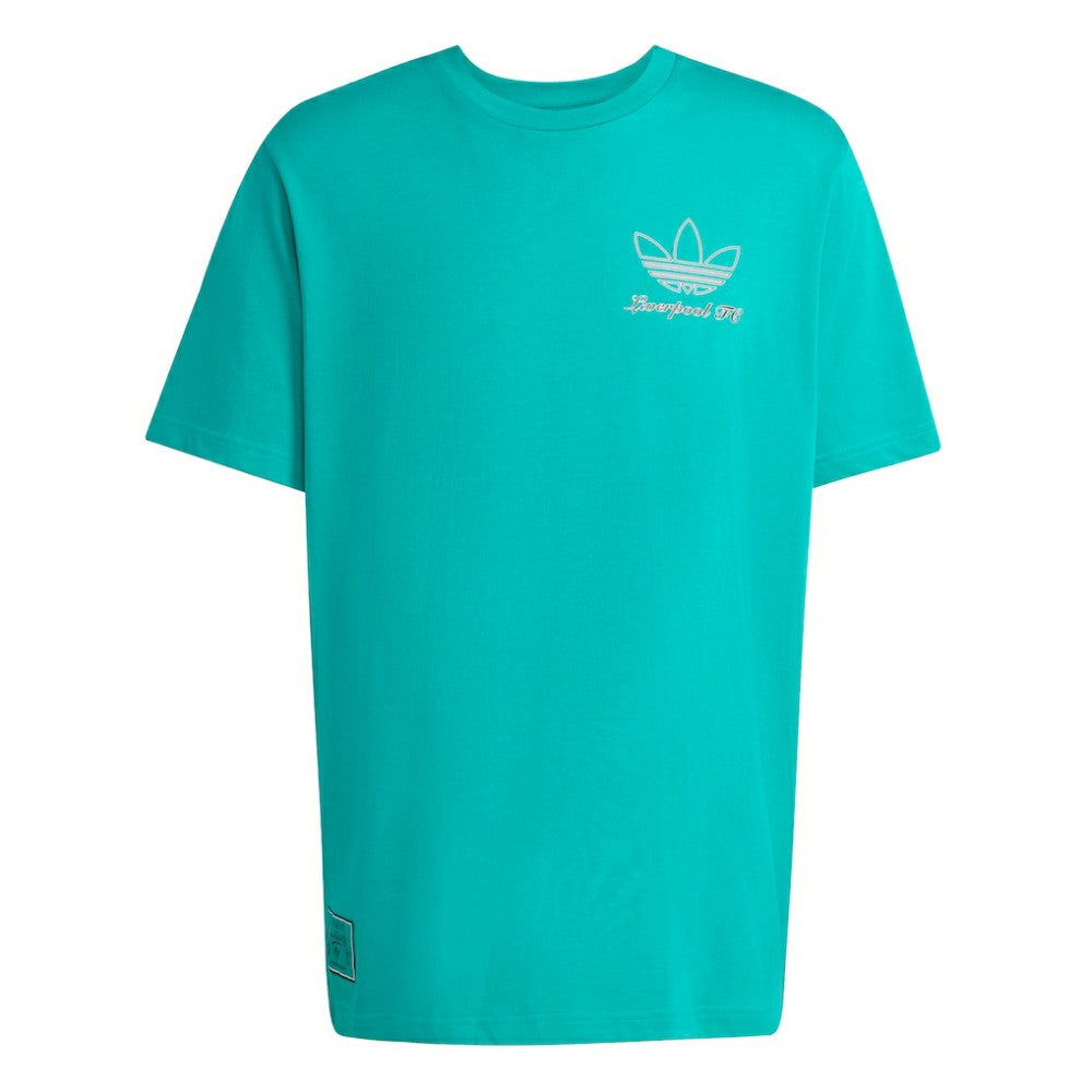 Adidas Liverpool Terrace Icons Collection Graphic T-Shirts - Green