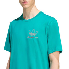 Adidas Liverpool Terrace Icons Collection Graphic T-Shirts - Green