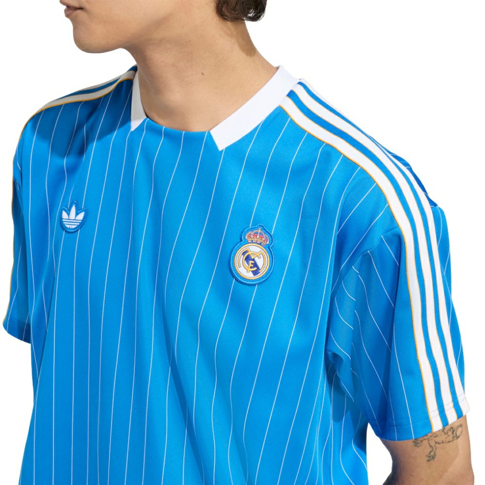 Adidas Real Madrid Unisex Terrace Icons Jerseys - Blue