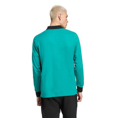 Adidas Liverpool Terrace Icons Long Sleeve Polo - Green