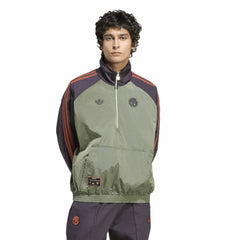 Adidas Bayern Munich Terrace Icons Half-Zip Jacket - Green