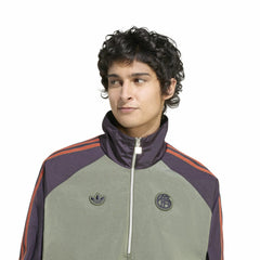 Adidas Bayern Munich Terrace Icons Half-Zip Jacket - Green