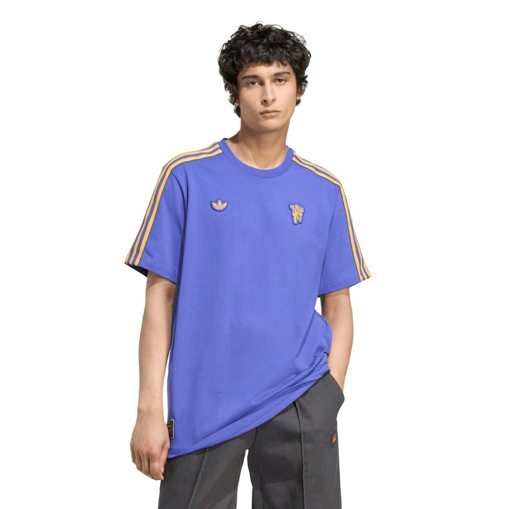 Adidas Manchester United Terrace Icons T-Shirts - Purple