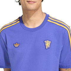 Adidas Manchester United Terrace Icons T-Shirts - Purple