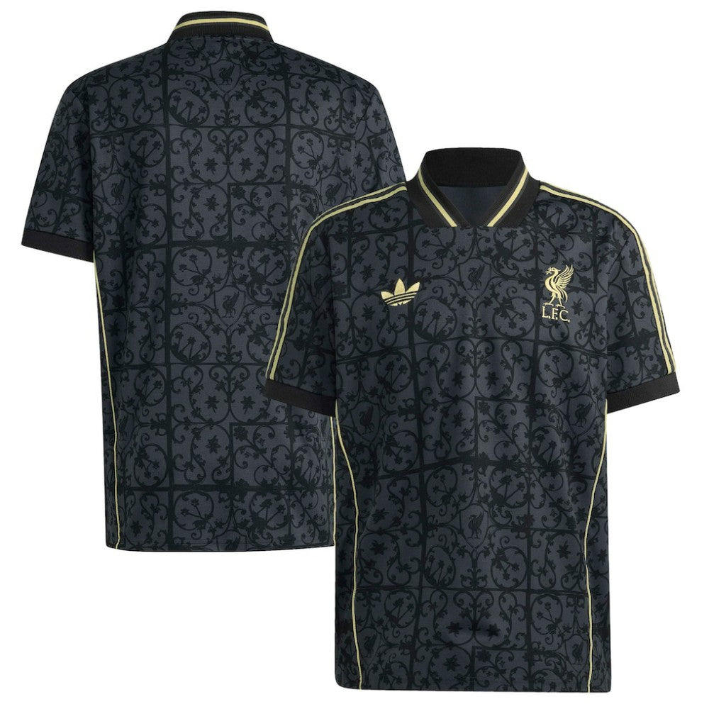 Adidas Liverpool Unisex Lifestyler Fashion Jerseys - Gray