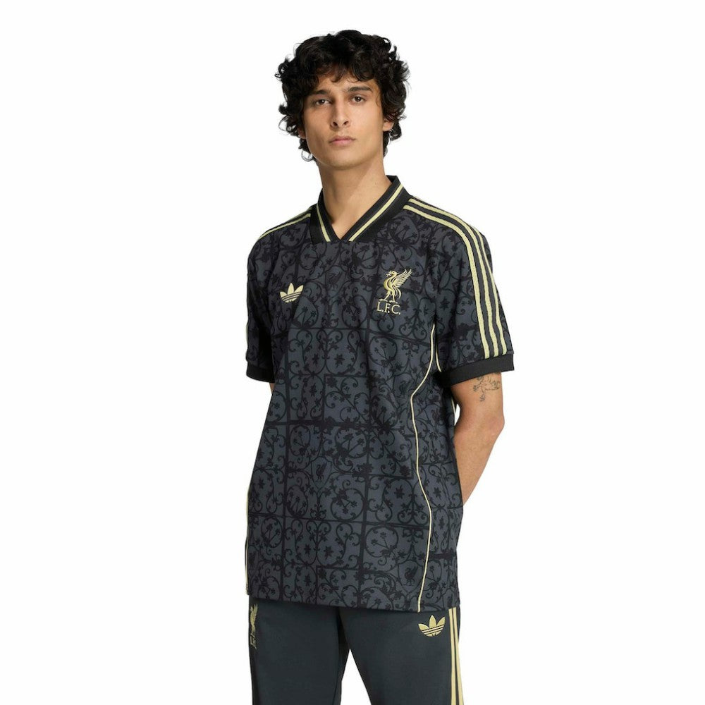 Adidas Liverpool Unisex Lifestyler Fashion Jerseys - Gray