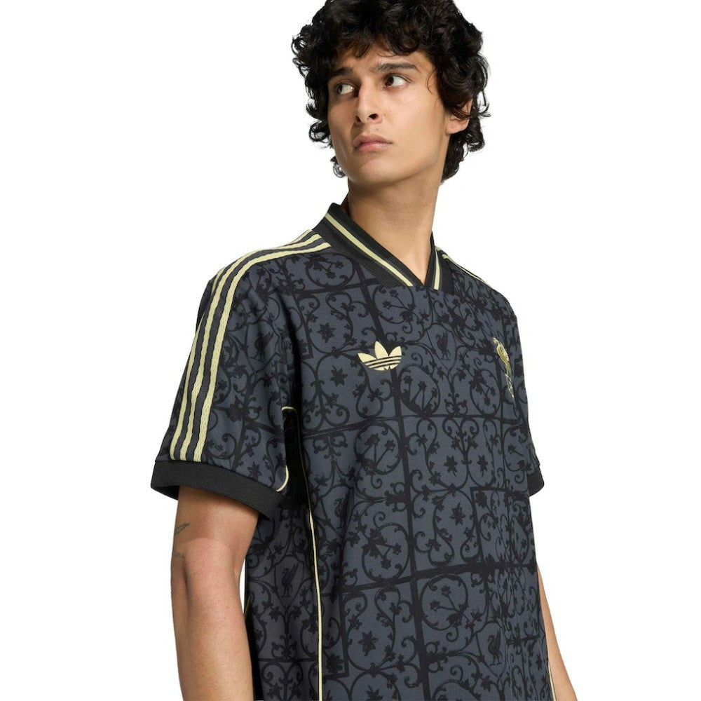 Adidas Liverpool Unisex Lifestyler Fashion Jerseys - Gray