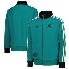Adidas Liverpool Youth Terrace Icons Full-Zip Track Jacket - Green