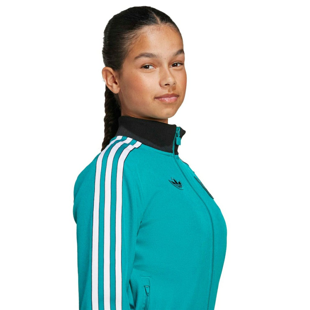 Adidas Liverpool Youth Terrace Icons Full-Zip Track Jacket - Green