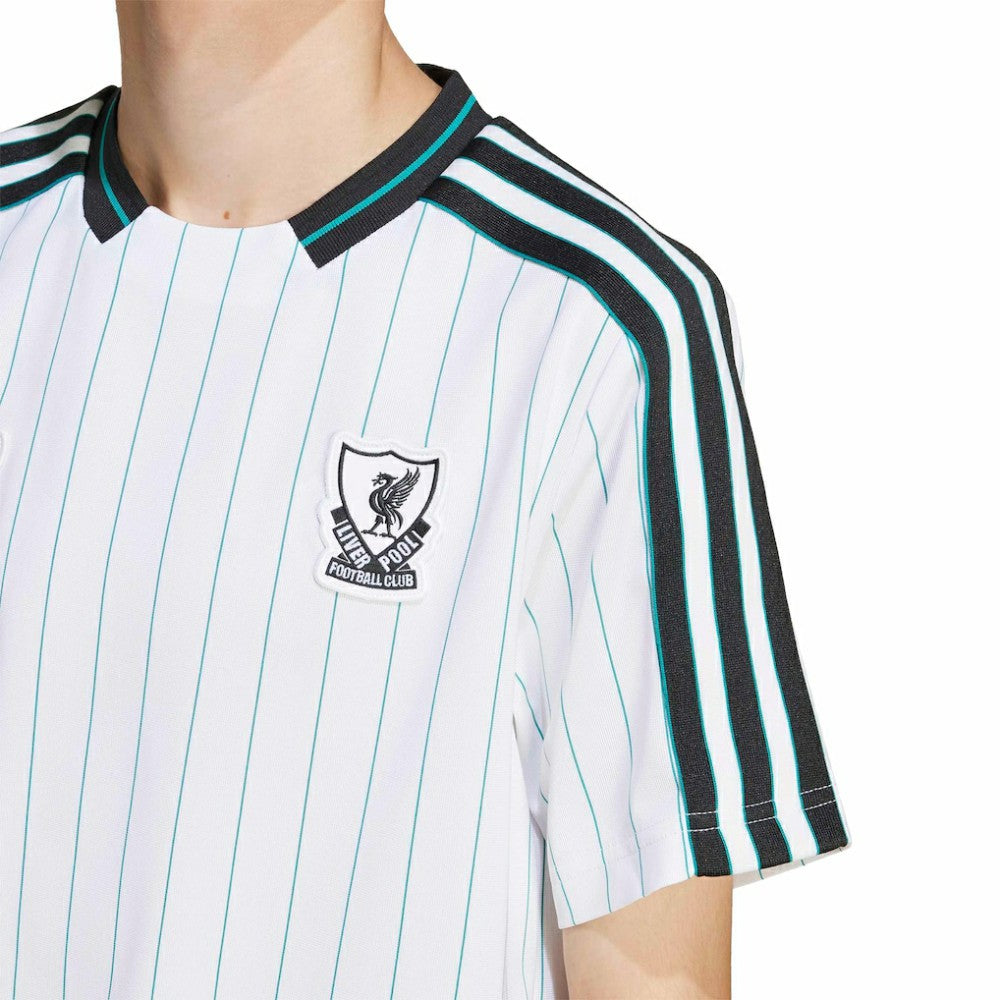 Adidas Liverpool Youth Terrace Icons Fashion Jerseys - White