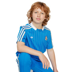 Adidas Real Madrid Youth Terrace Icons Jerseys - Blue