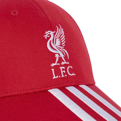 Adidas Liverpool Unisex Three-Stripe Dad Adjustable Hat - Red