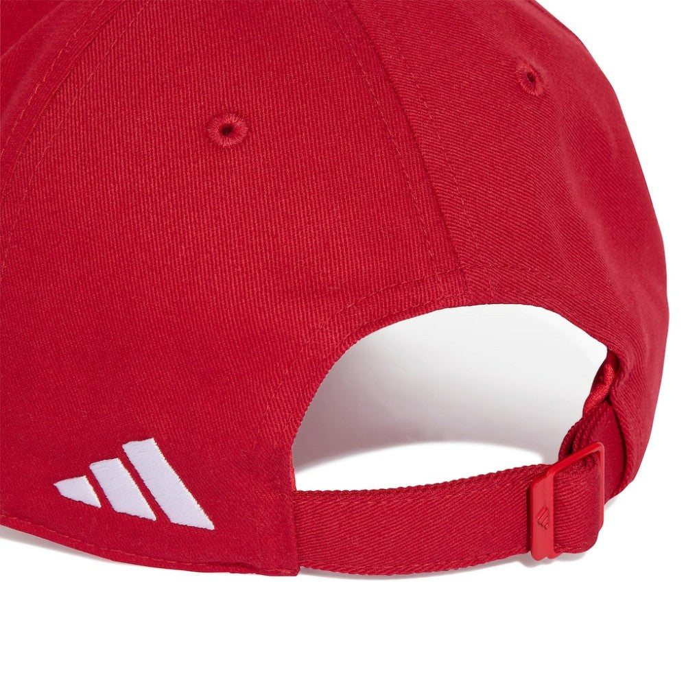 Adidas Liverpool Unisex Three-Stripe Dad Adjustable Hat - Red