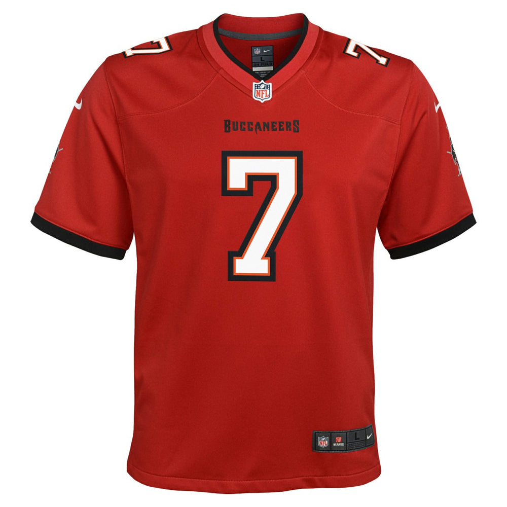 Bucky Irving Tampa Bay Buccaneers Youth Game Jersey Red - Nike