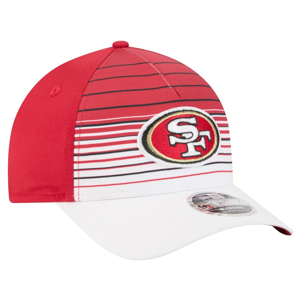 San Francisco 49ers New Era Adventure Gradient 9FORTY M-Crown A-Frame Adjustable Hat White/Scarlet - NFL