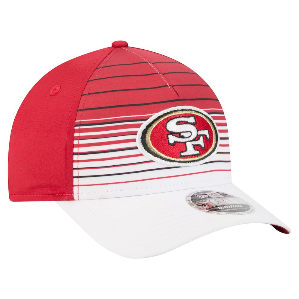 San Francisco 49ers New Era Adventure Gradient 9FORTY M-Crown A-Frame Adjustable Hat White/Scarlet - NFL